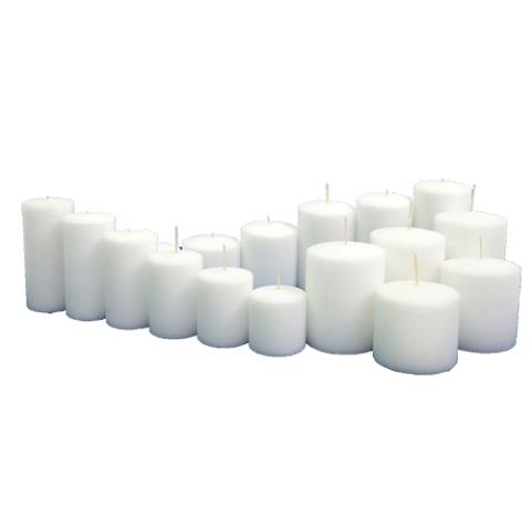 Цилиндр 70 Н-70мм свеча парафин белая