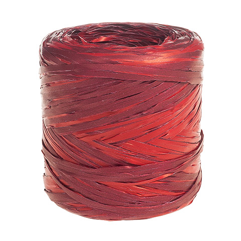 Рафия искусственная 1,6мм*200м красно-бордовый