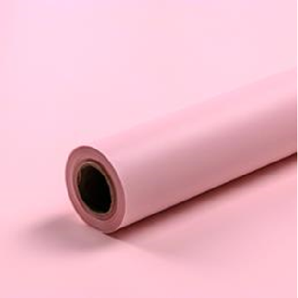 Упак. материал флористич. пленка "Шелковый путь" 95мкр, 58см*10м светло-розовый