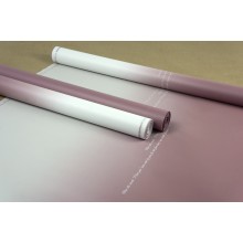Пленка мат. корейская "Градиент" 58см*10м 50мкм пепельно-розовый