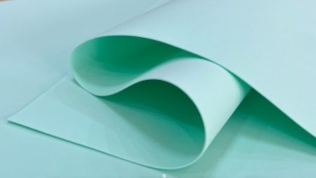 Китайский фоамиран "Пастель", 1,2 мм, 60 х 70 см, 10 лист./упак, ледяной зеленый