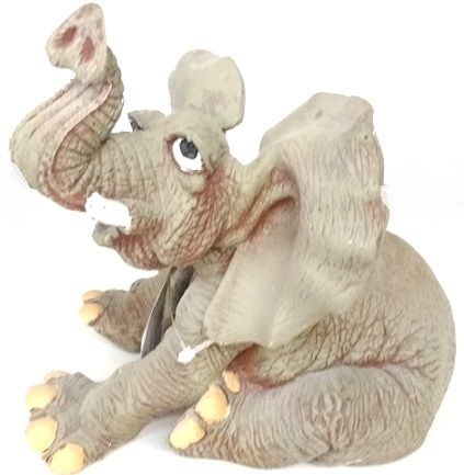 Фигурка Слон мультяшный сидит №2 Н-19см