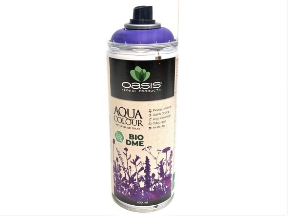 Спрей-краска Oasis Aqua Color на водной основе, 400 мл, фиолетовый, арт. 30-06010