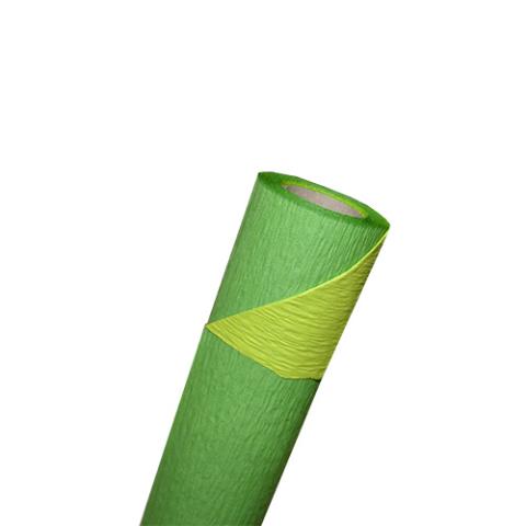Упак. материал рельефная бумага,двухсторонняя 50см*5м зеленый/салатовый