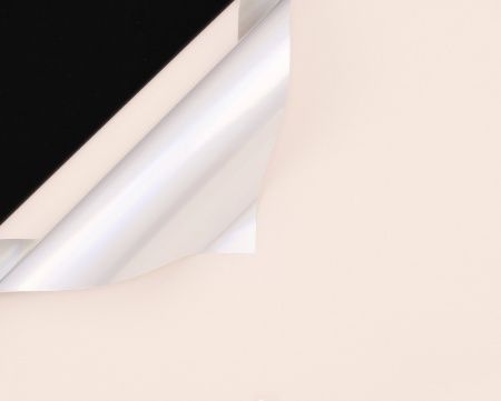 Упак. материал флористическая пленка "Милан", 58 см x 5 м, 65 мкр. светло-розовый