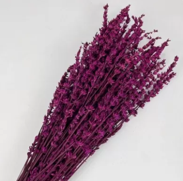 Сухоцвет "Лаванда" стабилизированная 70 гр. разм. пучка 50-60 см. лиловый