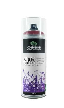 Спрей-краска Oasis Aqua Color на водной основе, 400 мл, бордовый, арт. 30-06005