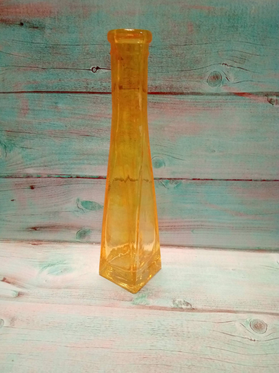Стрелки 1-оранж прозрачный "Стрелки" ваза пирамидка малая прозрачная
