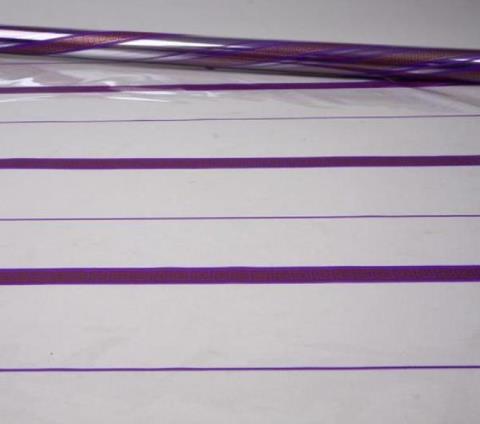 Пленка цветная Греческий орнамент 70см фиолетовый