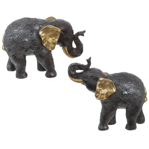 Фигурка декоративная "Слон", L19 W9 H14 см, 2в.