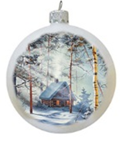 Изба в лесу 9, тампо, шар 85мм