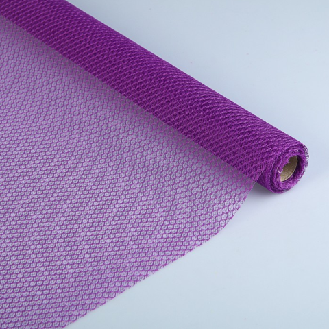 Упак. материал Тюль,47см х4,5м фиолетовый