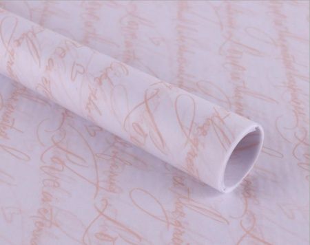 Упаковочный материал, ТИШЬЮ "Лирика",50см*70см, 20 лостов/упак., розовый