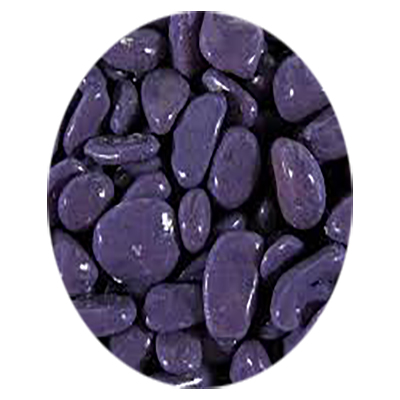 Галька цветная крупная фиолетовая (фракция 10-15мм)