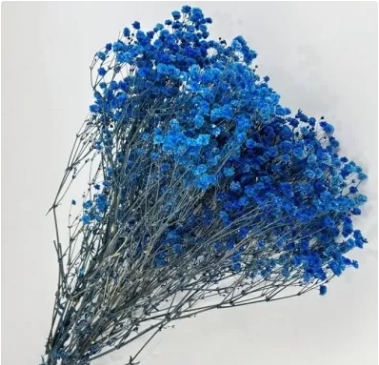 Сухоцвет "Гипсофила", длина 70-80 см, 120 гр/упак., голубой