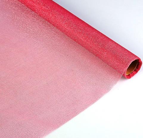 Упак. материал сетка с металл. нитью 50см*4,5м розовый