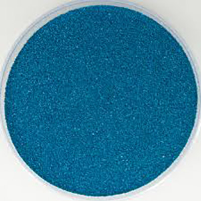 Песок цвет. синий (кварцевая крошка, фракция 0,5-1мм)