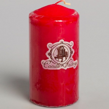 Свеча колонна 70*150 красный
