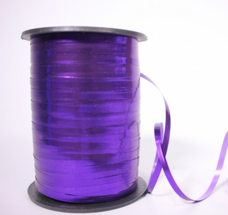 Лента металл 0,5см*250ярд. фиолетовый