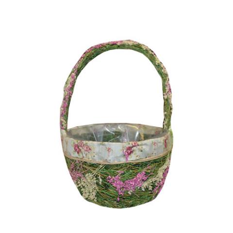 Корзина из травы №1 22X22X13/32   