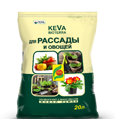 KEVA BIOTERRA для Рассады и Овощей 20л