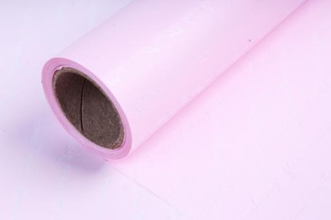 Упак. материал флористич. пленка "Послание" 60см*10м светло-розовый