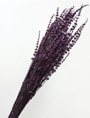 Сухоцвет "Лаванда" стабилизированная 70 гр. разм. пучка 50-60 см. фиолетовый