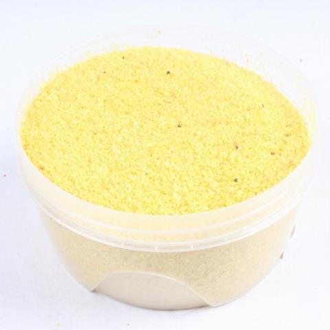 Песок цвет. лимонный (кварцевая крошка, фракция 0,5-1мм) 