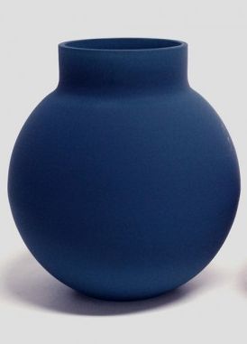 Лаура-темно-синий матовый "Свобода" ваза L2