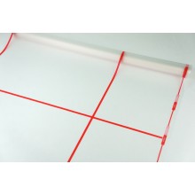 Пленка мат. корейская с окантовкой 58см*10м цвет красный