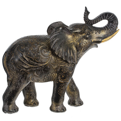 Фигурка декоративная "Слон", L21 W9 H19,5 см