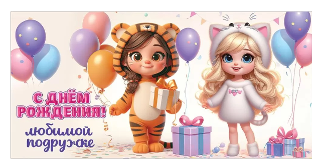 Конверты для денег, С Днем Рождения! Любимой подружке