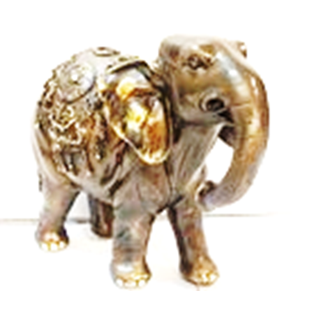 Сувенир Слон с накидкой Н-22см L-27см В-13см бронза