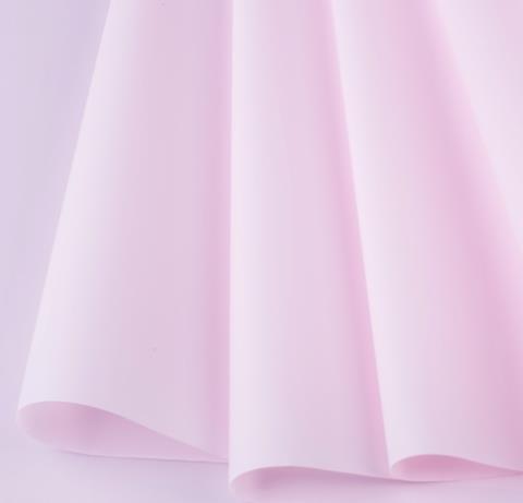 Пленка мат. корейская однотонная 58см*10м цвет розовый