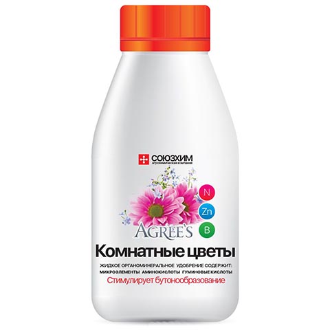 АГРИС Жидкое органоминеральное удобрение марка "Аминовит" Цветы комнатные  0,25л