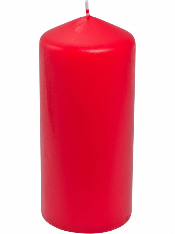 Цилиндр 40 Н-120мм,свеча парафин , красный