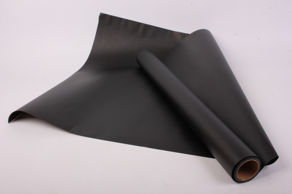 Упак. материал Ламинированный фетр однотонный 60см*5м черный