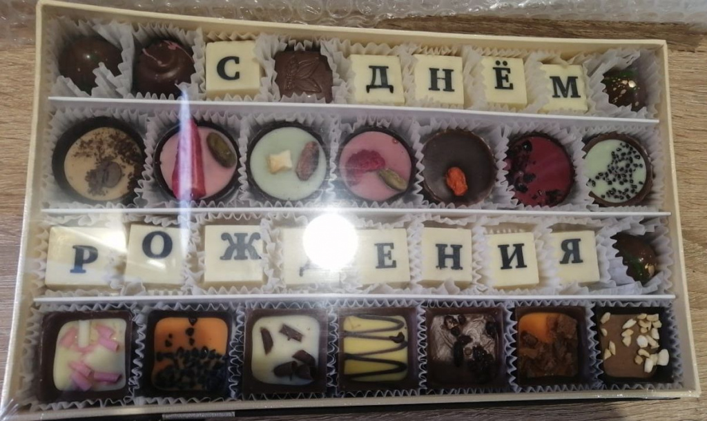 Конфеты "С днем рождения" 450г 
