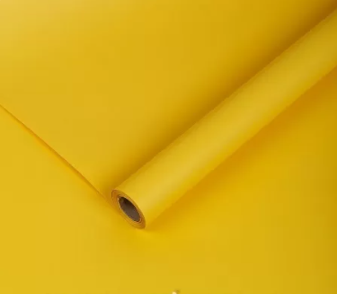 Упак. материал флористическая пленка "Самая нужная", 55мкр, 58см*10м, желтый