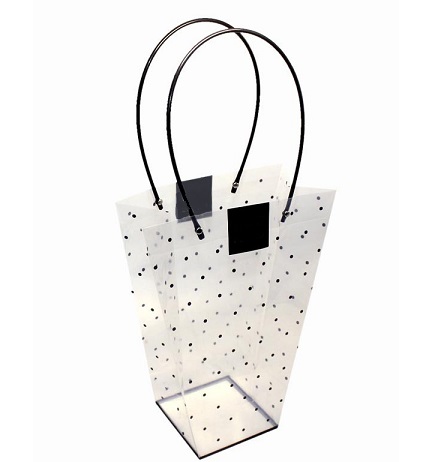 Пакет пластиковый "Ваза для цветов" 20*17*10