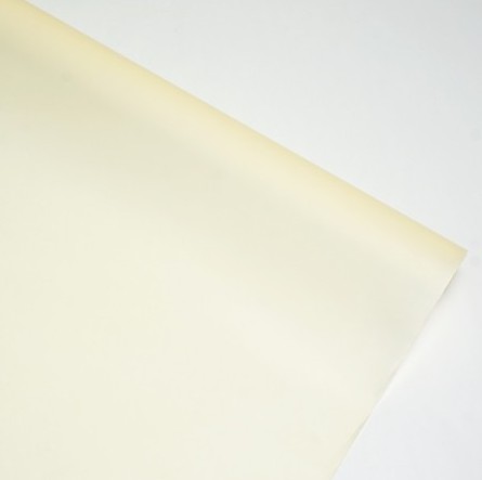 Пленка мат. корейская однотонная 58см*10м цвет молочный