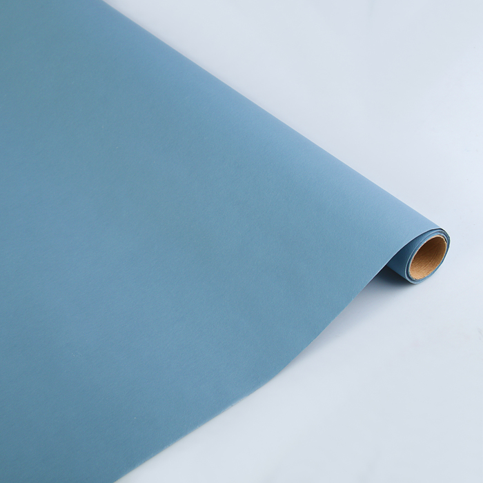 Упак. материал Ламинированный фетр однотонный 60см*5м серо-голубой