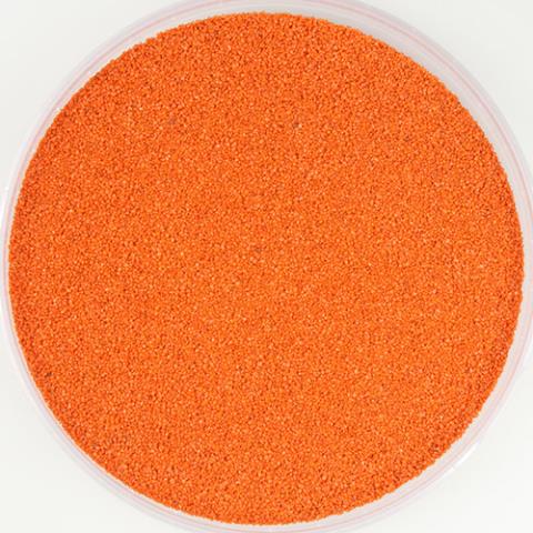 Песок цвет. оранжевый (кварцевая крошка, фракция 0,5-1мм)