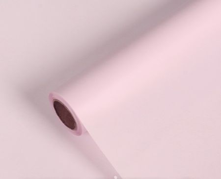 Упак. материал флористическая пленка "Vogue" 50 мкр, 60 см х 10м, светло-розовый