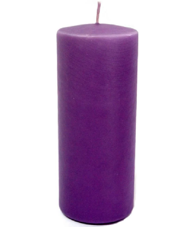 Цилиндр 50 Н-200мм свеча парафин лаванда