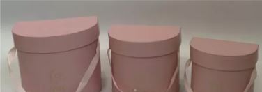 Набор коробок "Для тебя", 20x14.3x18.1cm, 17.5x12x16cm, 15x10x14cm, 3 шт., св. розовый