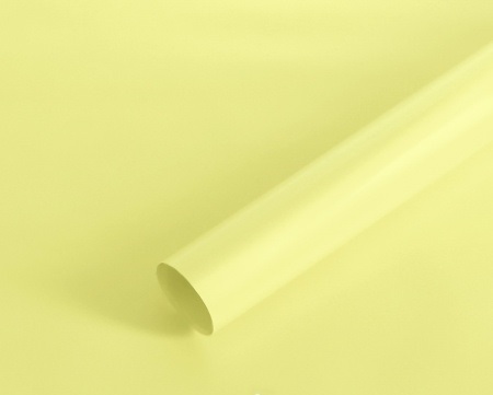 Упак. материал флористическая пленка "Самая нужная премиум", 65 мкр, 58 см х 10 м, желтая пастель