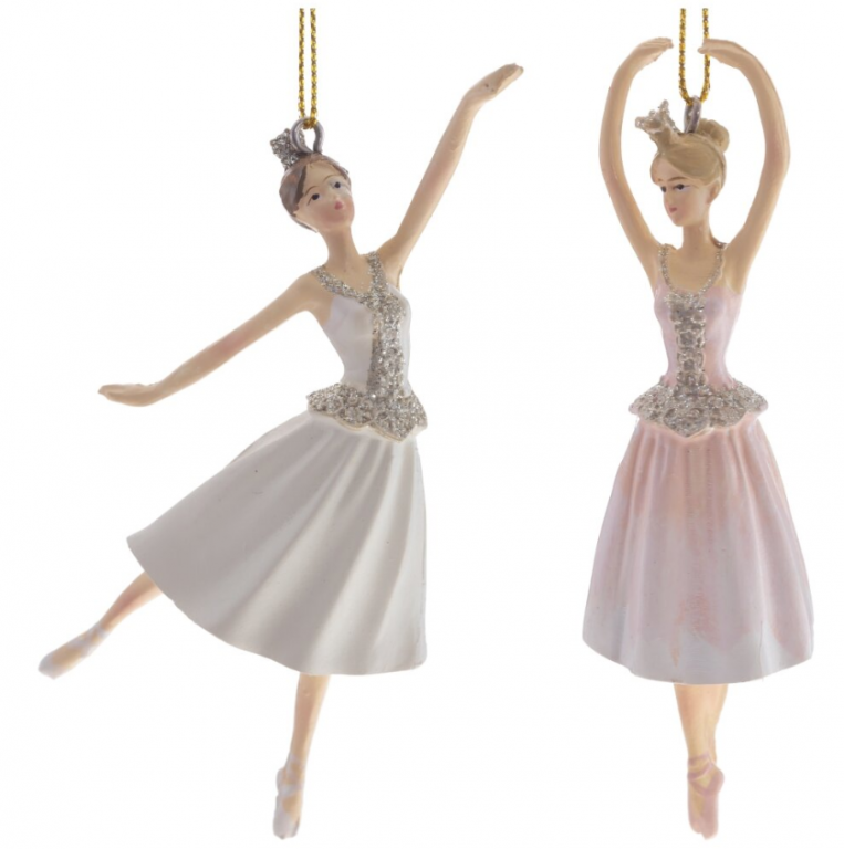 Изделие декоративное подвесное "Балерина", L5,5 W3 H11,5 см, 2в