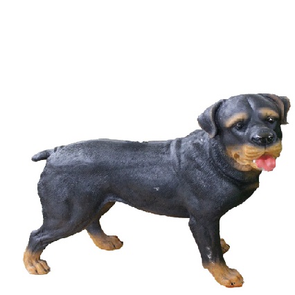 Фигурка Собака Ротвейлер большой стоит Н-37см