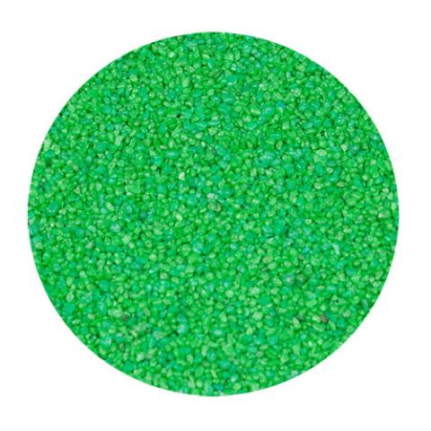 Песок цвет. зеленый (кварцевая крошка, фракция 0,5-1мм)